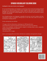 Spanish Vocabulary Coloring Book Spanish Vocabulary Coloring Book