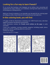 French Vocabulary Coloring Book