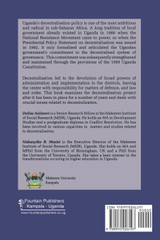Decentralisation and Transformation of Governance in Uganda