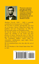 Quotes of American President Abraham Lincoln, A Words of Wisdom Collection Book, Including The Gettysburg Address