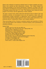 Monte Carlo and Quasi-Monte Carlo Methods 1996