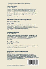 Insect Biochemistry and Function Insect Biochemistry and Function