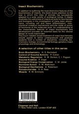 Insect Biochemistry