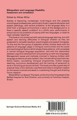 Bilingualism and Language Disability Bilingualism and Language Disability