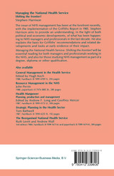 Managing the National Health Service Managing the National Health Service