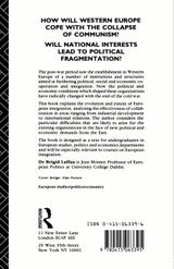 Integration and Co-operation in Europe