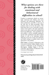 Emotional and Behavioural Difficulties Emotional and Behavioural Difficulties