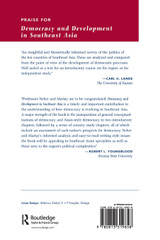 Democracy And Development In Southeast Asia Democracy And Development In Southeast Asia