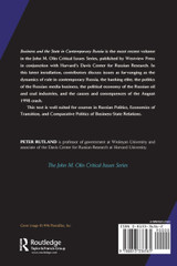 Business And State In Contemporary Russia