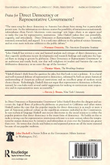 Direct Democracy Or Representative Government? Dispelling The Populist Myth Direct Democracy Or Representative Government? Dispelling The Populist Myth