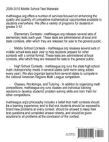 Middle School Test Materials 2009-2010