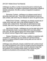 Middle School Test Materials 2010-2011