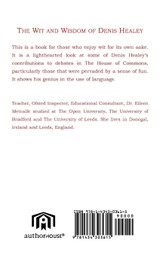 The Wit and Wisdom of Denis Healey