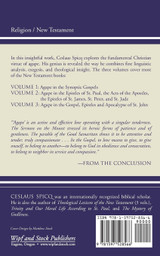 Agape in the New Testament, Volume 1