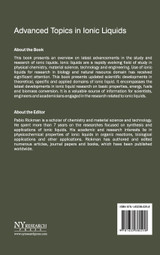 Advanced Topics in Ionic Liquids