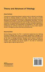 Theory and Advances of Tribology