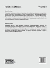 Handbook of Lipids