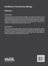 Handbook of Evolutionary Biology Handbook of Evolutionary Biology