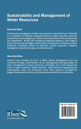 Sustainability and Management of Water Resources