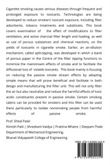 Designing Cigarette Smoke Filter for Passive Smokers Designing Cigarette Smoke Filter for Passive Smokers
