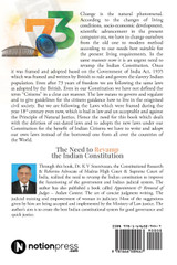 The Need to Revamp the Indian Constitution