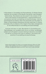 Boundaries in Counselling and Psychotherapy
