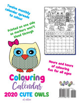 Colouring Calendar 2020 Cute Owls (UK Edition) Colouring Calendar 2020 Cute Owls (UK Edition)