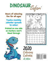 Dinosaur Safari 2020 Colouring Calendar (UK Edition) Dinosaur Safari 2020 Colouring Calendar (UK Edition)
