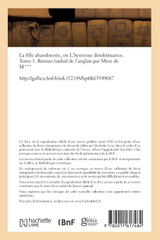 La fille abandonnée, ou L'heureuse désobéissance. Tome 1