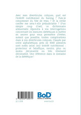 Dictionnaire alimentaire des diverticules coliques Dictionnaire alimentaire des diverticules coliques