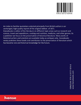 An index to familiar quotations selected principally from British authors An index to familiar quotations selected principally from British authors