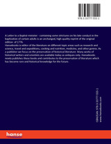 A Letter to a Baptist-minister A Letter to a Baptist-minister