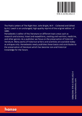 The Public Letters of The Right Hon. John Bright, M.P. The Public Letters of The Right Hon. John Bright, M.P.