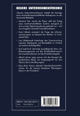 Neuere Unternehmenstheorie Neuere Unternehmenstheorie