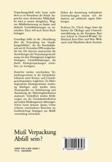 Muß Verpackung Abfall sein?