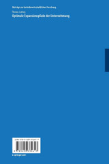 Optimale Expansionspfade Der Unternehmung