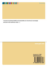 Does socially responsible behaviour positively affect the cooperation's profitability?