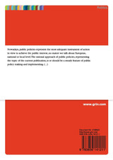 The rationality of public policies The rationality of public policies