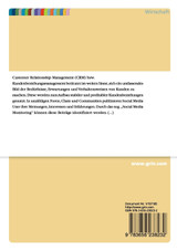 Social Customer Relationship Management Social Customer Relationship Management