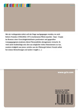 Zu "Anarchie, Staat und Utopia" von R. Nozick