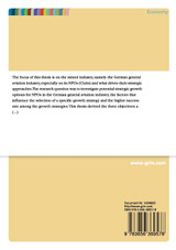 Strategic Options of Non-profit and For-profit Organisations in the German General Aviation Industry Strategic Options of Non-profit and For-profit Organisations in the German General Aviation Industry