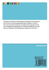 Gefährdungsbeurteilung anhand einer KfZ-Werkstatt