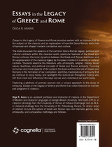 Essays in the Legacy of Greece and Rome