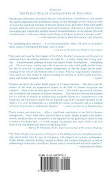 The Public Health Consequences of Disasters The Public Health Consequences of Disasters