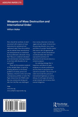 Weapons of Mass Destruction and International Order