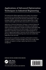 Applications of Advanced Optimization Techniques in Industrial Engineering