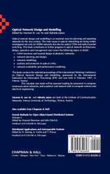 Optical Network Design and Modelling
