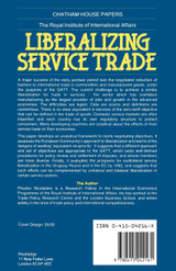 Liberalizing Service Trade Liberalizing Service Trade
