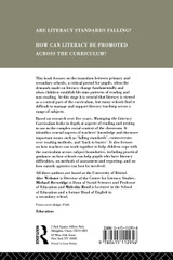 Managing the Literacy Curriculum Managing the Literacy Curriculum