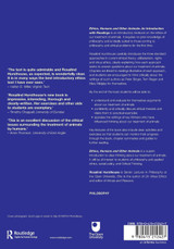 Ethics, Humans and Other Animals